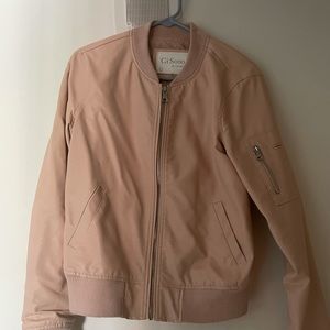 Pink bomber jacket size L, fits M